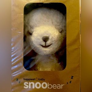 Unopened SNOObear White Noise Machine - Cry-Activated Plush Baby Sleep Soother